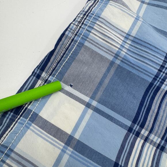 Polo Ralph Lauren Shorts Mens 36 (36x9 ACTUAL) Blue Plaid Board Short Vintage - Picture 10 of 11